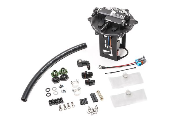 Radium Engineering — Radium Engineering EVO 7/8/9 Fuel Pump Hanger For Walbro F90000267/274/285 - Pumps Not Included - view 3